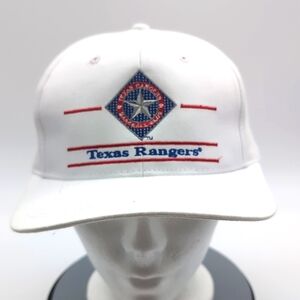 The Game| NWT Vintage MLB Texas Rangers White Sports Cap Snap Back
